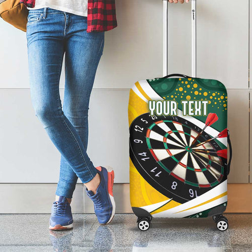 Australia Darts Personalized Luggage Cover Aboriginal Special