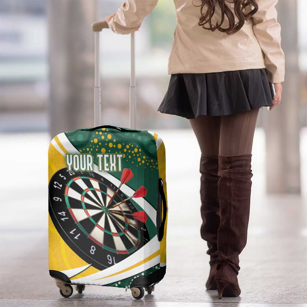 Australia Darts Personalized Luggage Cover Aboriginal Special