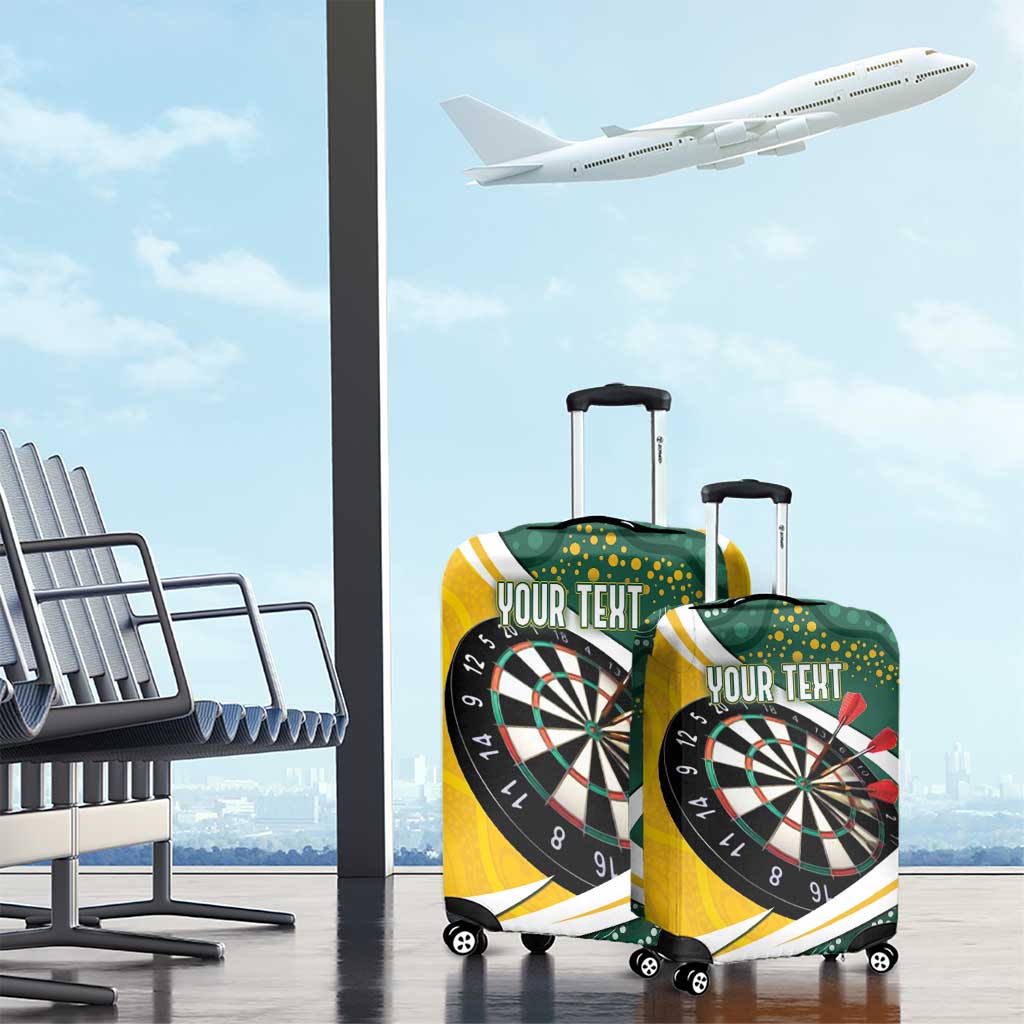 Australia Darts Personalized Luggage Cover Aboriginal Special