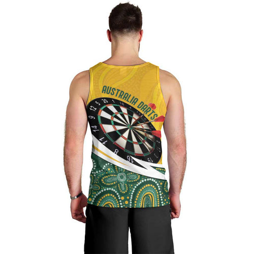 Australia Darts Personalized Men Tank Top Aboriginal Special