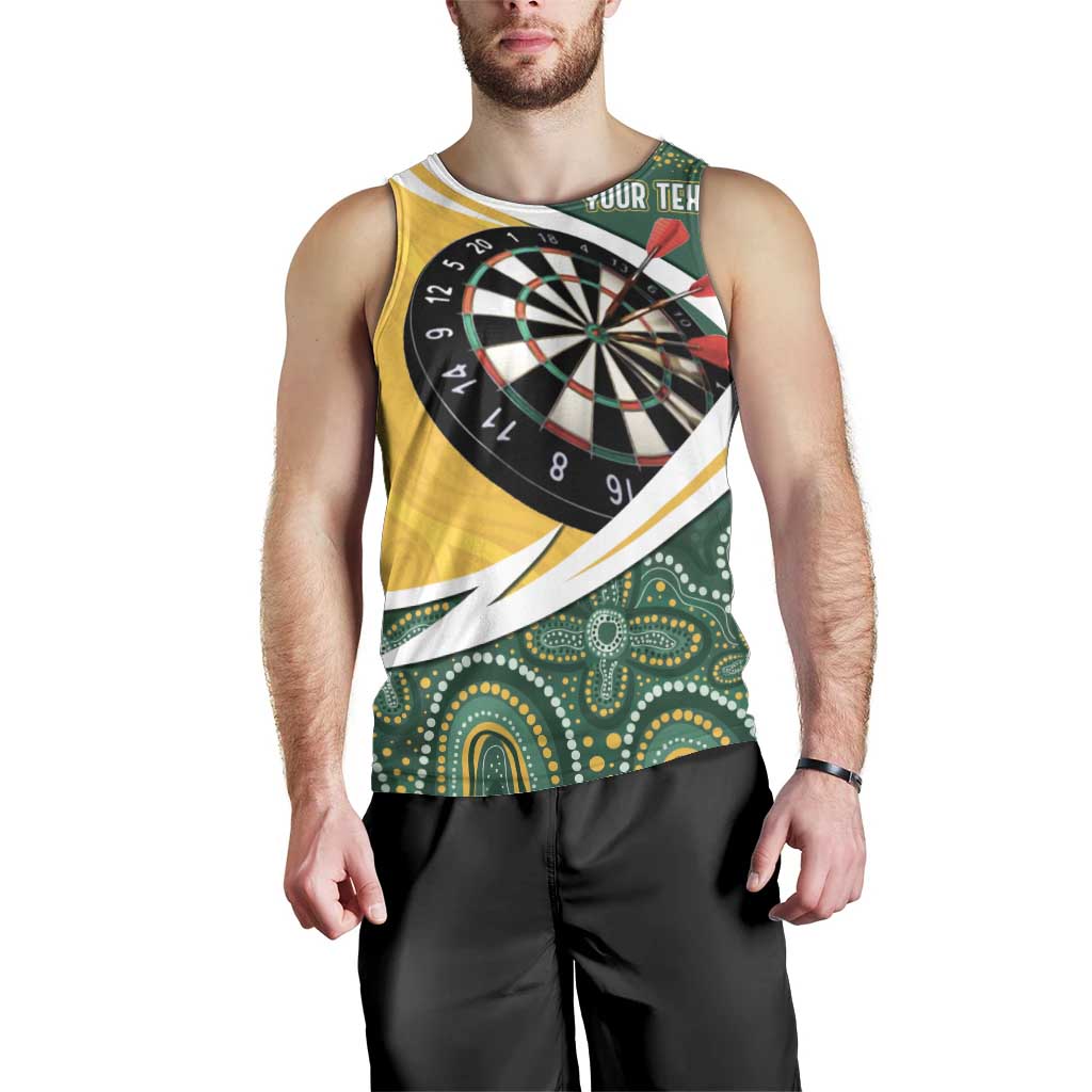 Australia Darts Personalized Men Tank Top Aboriginal Special