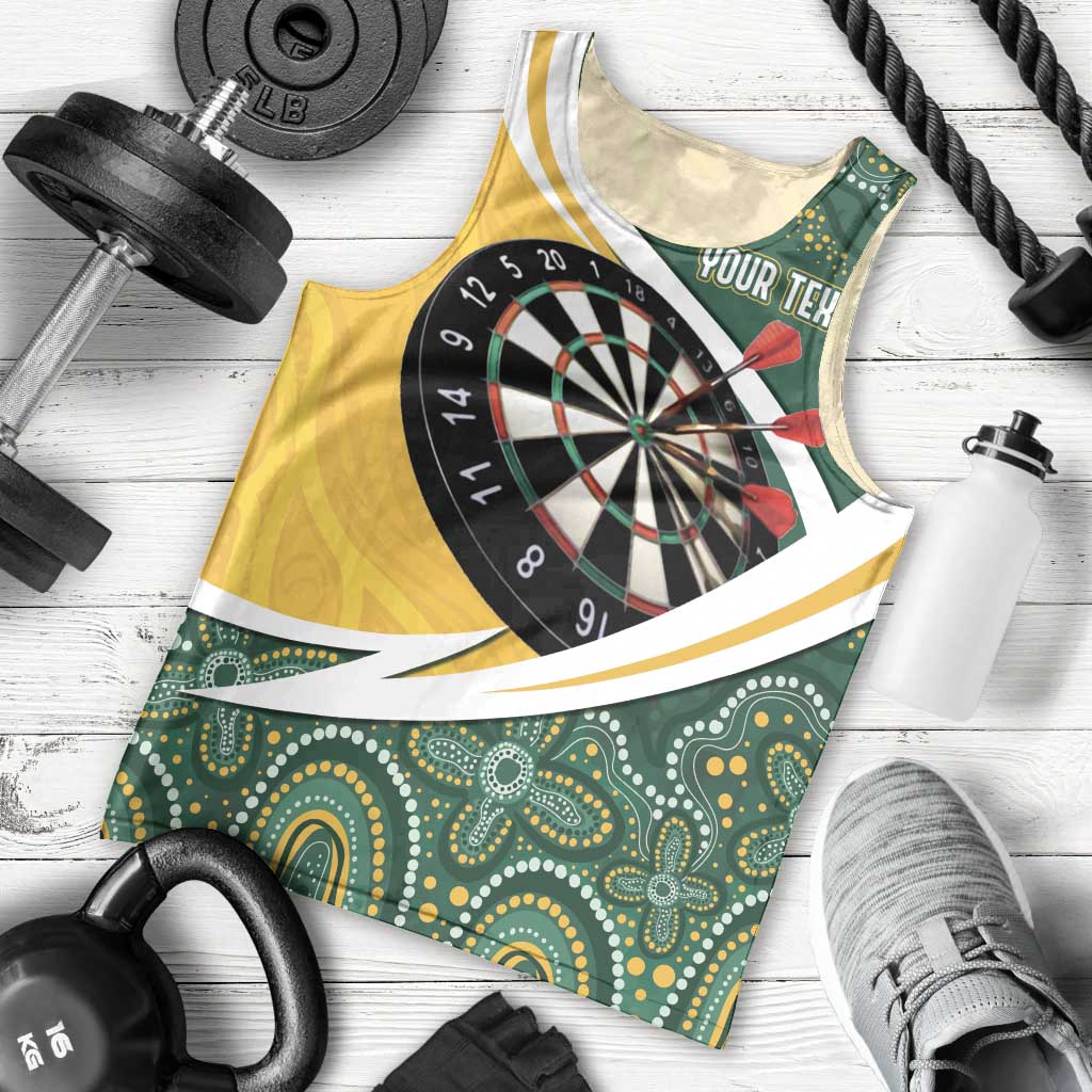 Australia Darts Personalized Men Tank Top Aboriginal Special