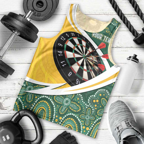 Australia Darts Personalized Men Tank Top Aboriginal Special