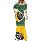 Australia Darts Personalized Mermaid Dress Aboriginal Special