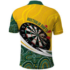 Australia Darts Personalized Polo Shirt Aboriginal Special