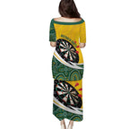 Australia Darts Personalized Puletasi Aboriginal Special