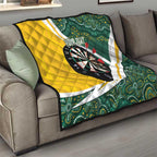 Australia Darts Personalized Quilt Aboriginal Special