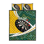 Australia Darts Personalized Quilt Bed Set Aboriginal Special
