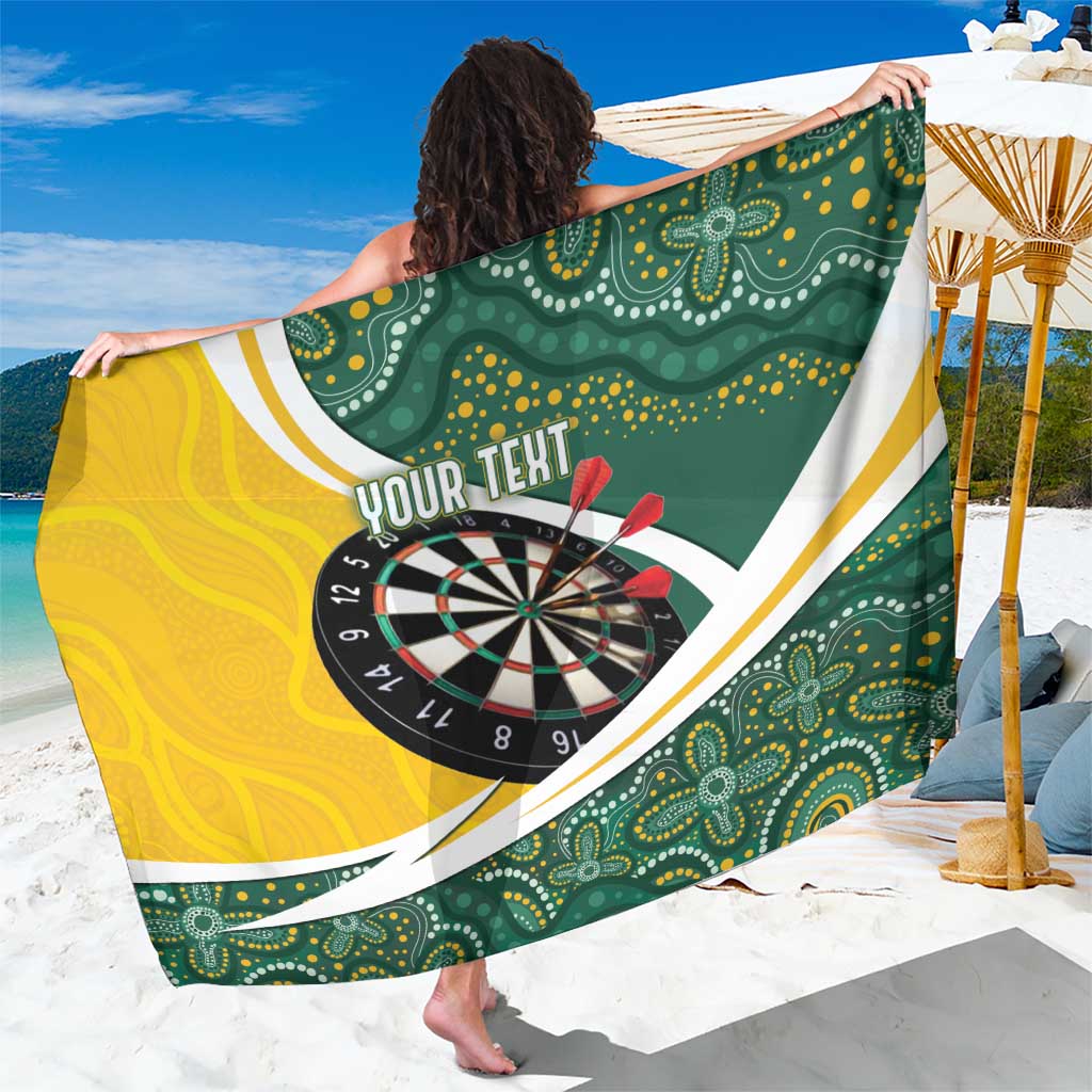Australia Darts Personalized Sarong Aboriginal Special