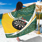 Australia Darts Personalized Sarong Aboriginal Special