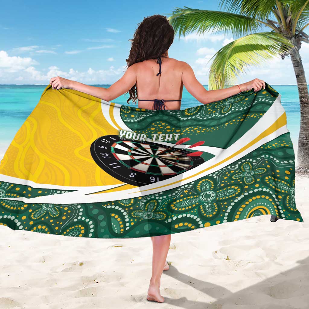 Australia Darts Personalized Sarong Aboriginal Special