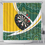 Australia Darts Personalized Shower Curtain Aboriginal Special
