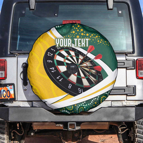 Australia Darts Personalized Spare Tire Cover Aboriginal Special