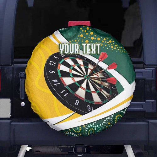 Australia Darts Personalized Spare Tire Cover Aboriginal Special