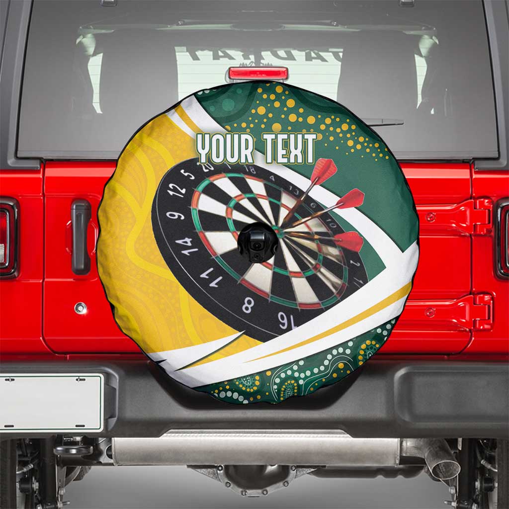 Australia Darts Personalized Spare Tire Cover Aboriginal Special