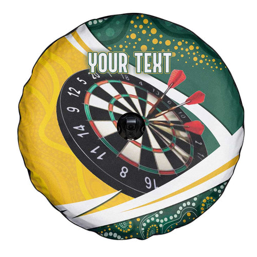 Australia Darts Personalized Spare Tire Cover Aboriginal Special