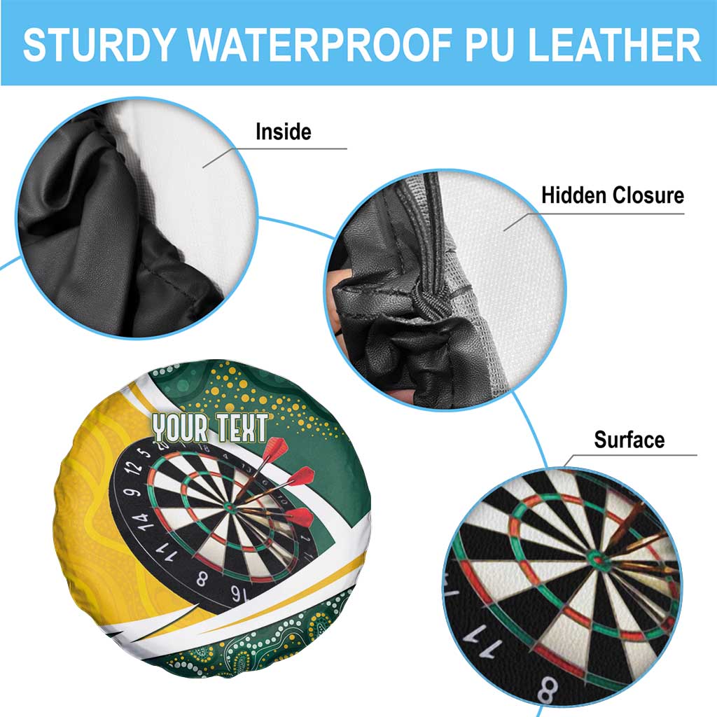 Australia Darts Personalized Spare Tire Cover Aboriginal Special