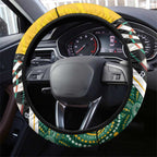 Australia Darts Steering Wheel Cover Aboriginal Special