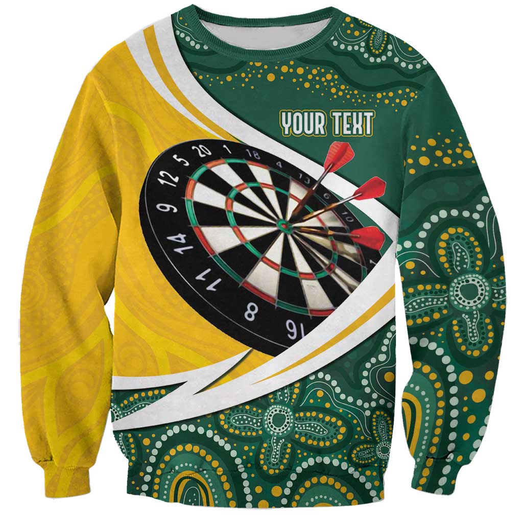 Australia Darts Personalized Sweatshirt Aboriginal Special