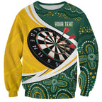 Australia Darts Personalized Sweatshirt Aboriginal Special