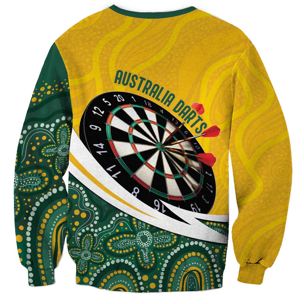 Australia Darts Personalized Sweatshirt Aboriginal Special