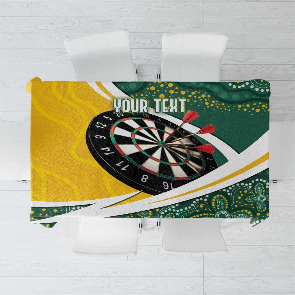 Australia Darts Personalized Tablecloth Aboriginal Special
