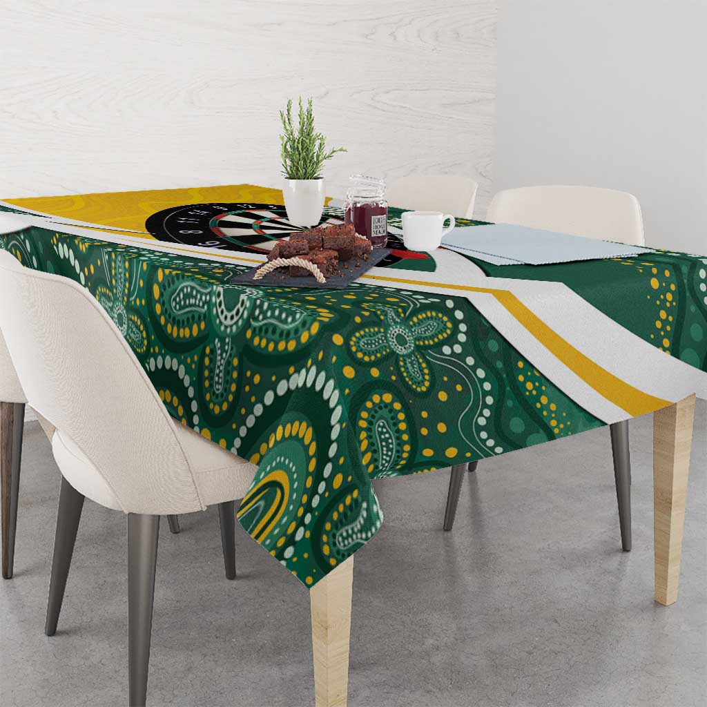 Australia Darts Personalized Tablecloth Aboriginal Special