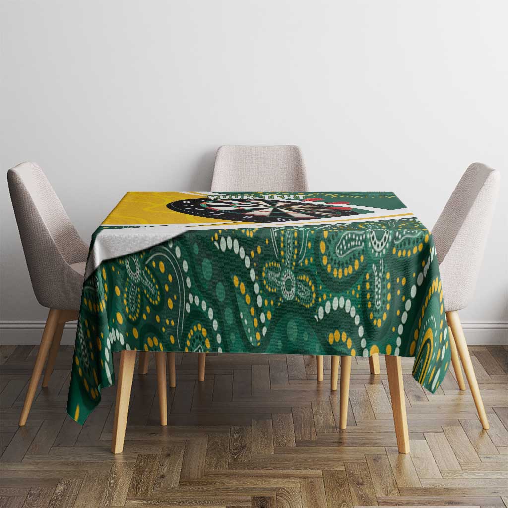 Australia Darts Personalized Tablecloth Aboriginal Special