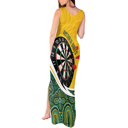 Australia Darts Personalized Tank Maxi Dress Aboriginal Special
