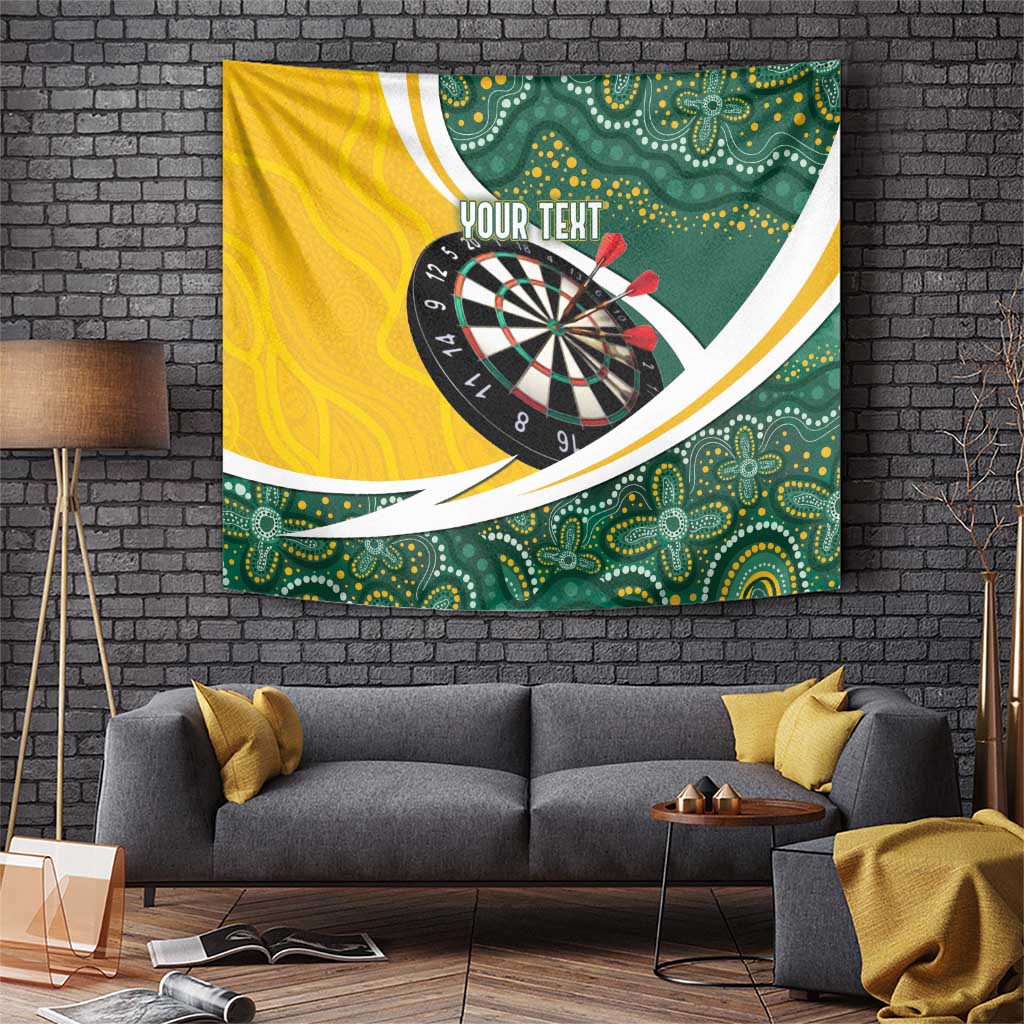Australia Darts Personalized Tapestry Aboriginal Special