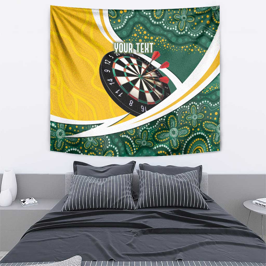 Australia Darts Personalized Tapestry Aboriginal Special