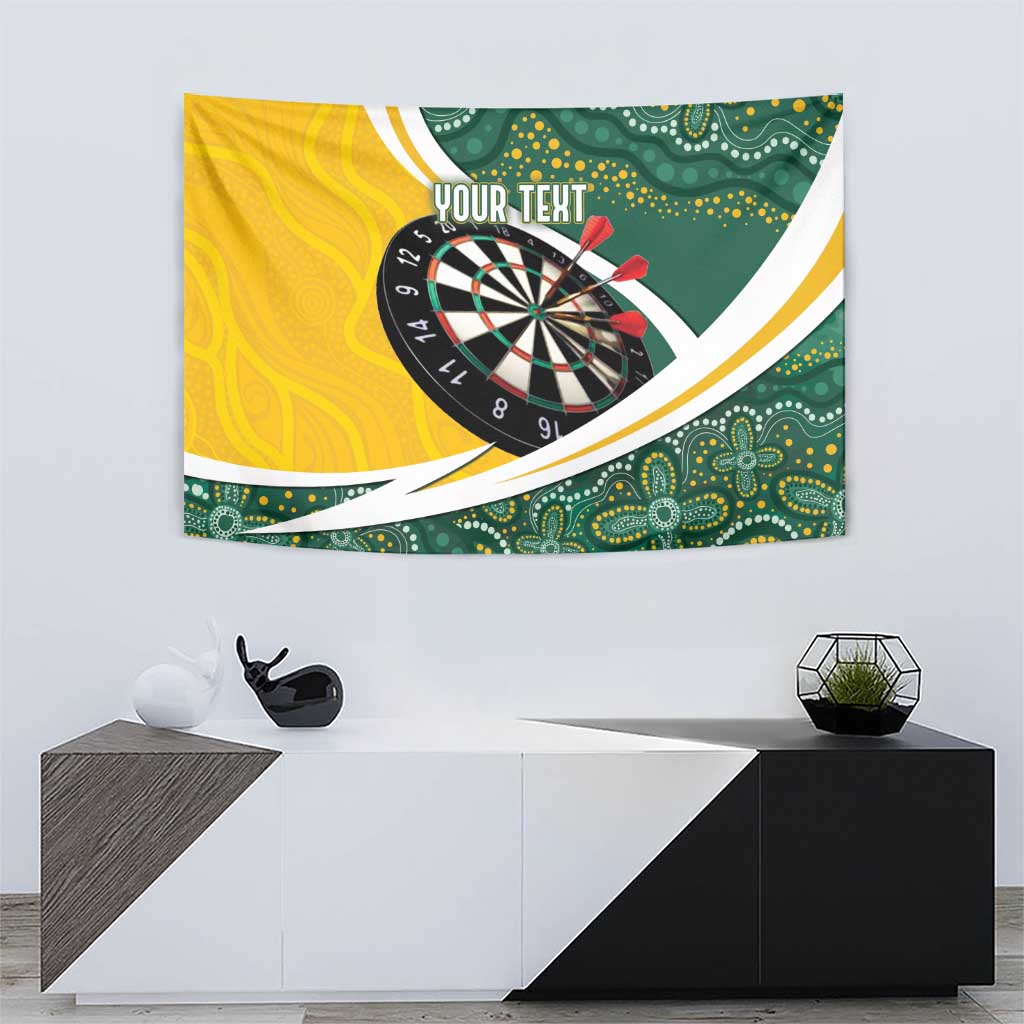 Australia Darts Personalized Tapestry Aboriginal Special