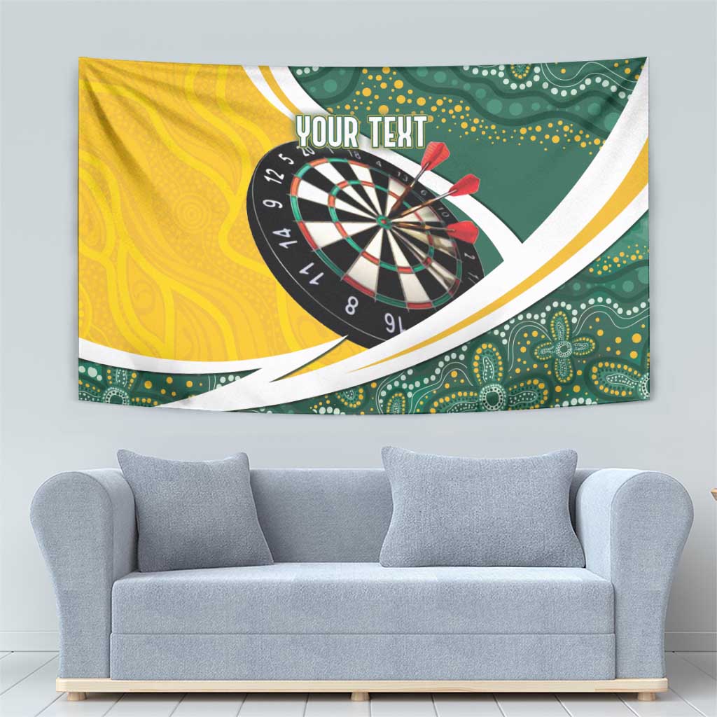 Australia Darts Personalized Tapestry Aboriginal Special