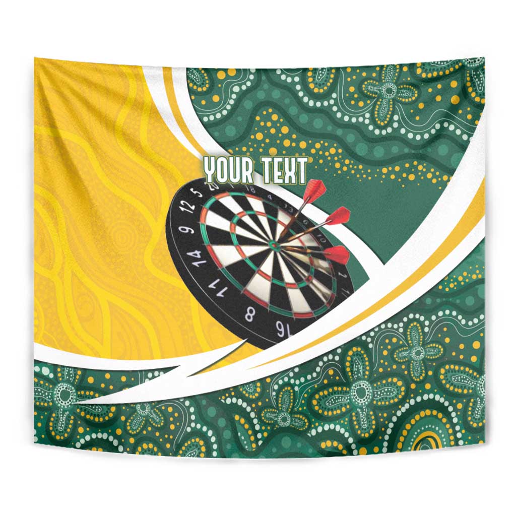 Australia Darts Personalized Tapestry Aboriginal Special