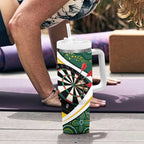 Australia Darts Personalized Tumbler With Handle Aboriginal Special