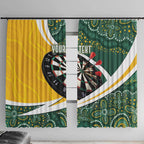 Australia Darts Personalized Window Curtain Aboriginal Special