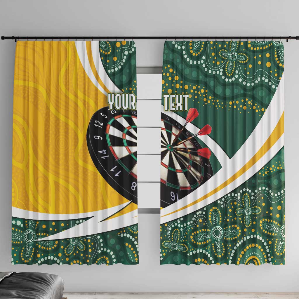 Australia Darts Personalized Window Curtain Aboriginal Special