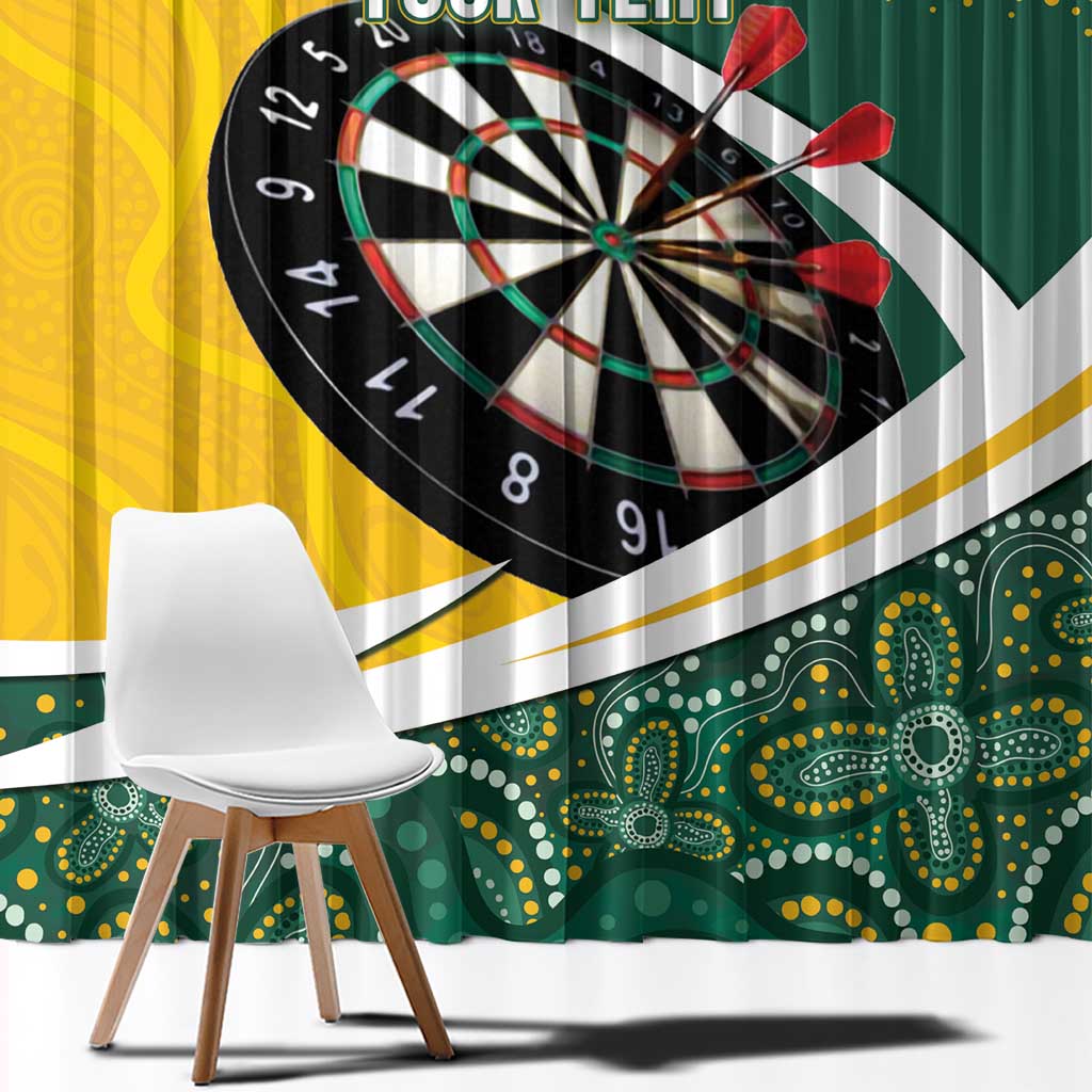 Australia Darts Personalized Window Curtain Aboriginal Special