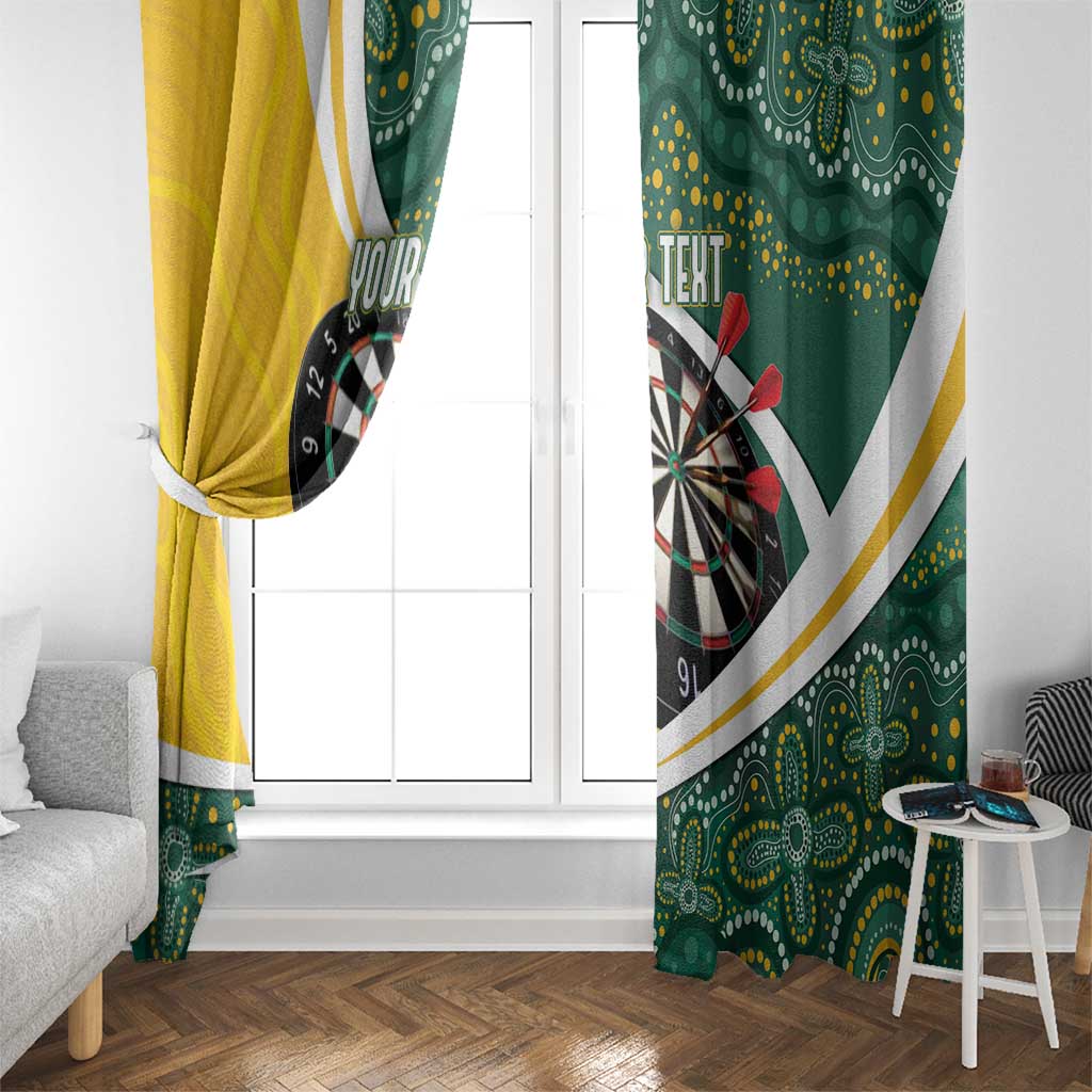 Australia Darts Personalized Window Curtain Aboriginal Special