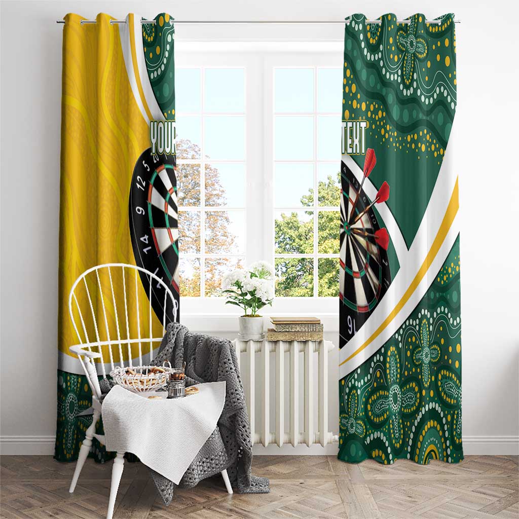Australia Darts Personalized Window Curtain Aboriginal Special