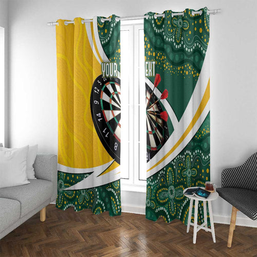 Australia Darts Personalized Window Curtain Aboriginal Special