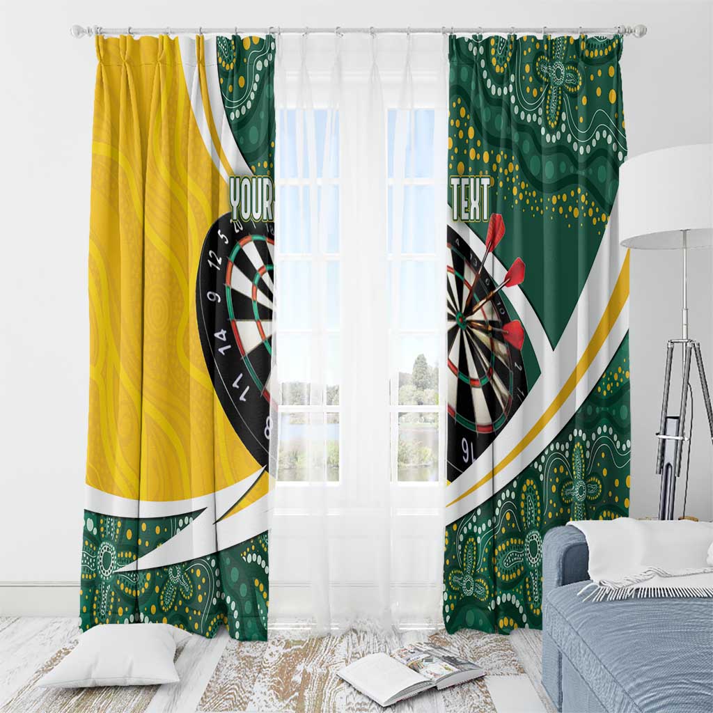 Australia Darts Personalized Window Curtain Aboriginal Special
