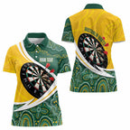 Australia Darts Personalized Women Polo Shirt Aboriginal Special