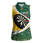 Australia Darts Personalized Women Sleeveless Polo Shirt Aboriginal Special