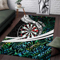 Personalized NZ Darts Area Rug Paua Shell Maori Koru Whakairo - Aussie Hoodie