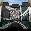 Personalized NZ Darts Back Car Seat Cover Paua Shell Maori Koru Whakairo - Aussie Hoodie