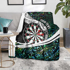 Personalized NZ Darts Blanket Paua Shell Maori Koru Whakairo - Aussie Hoodie