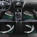 Personalized NZ Darts Car Mats Paua Shell Maori Koru Whakairo - Aussie Hoodie