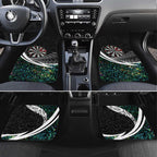 Personalized NZ Darts Car Mats Paua Shell Maori Koru Whakairo - Aussie Hoodie