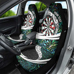 Personalized NZ Darts Car Seat Cover Paua Shell Maori Koru Whakairo - Aussie Hoodie